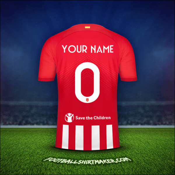 Shirt Atletico Madrid Cup 2023/2024 -  your name - 0