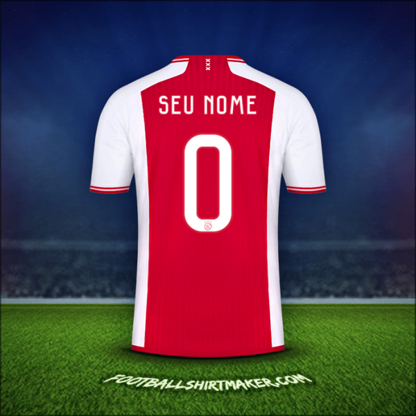 Camisa AFC Ajax Cup 2023/2024 -  seu nome - 0