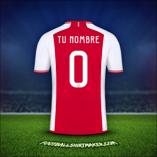 Camiseta AFC Ajax Cup 2023/2024 -  tu nombre - 0