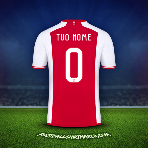 Maglia AFC Ajax Cup 2023/2024 -  tuo nome - 0