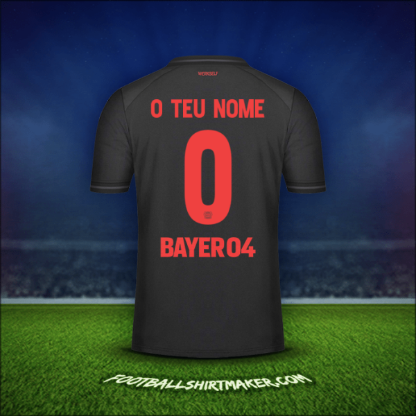 Camisola Bayer 04 Leverkusen Cup 2023/2024 -  o teu nome - 0