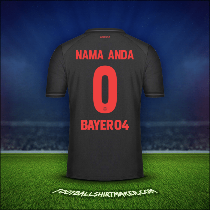 Jersey Bayer 04 Leverkusen Cup 2023/2024 -  nama anda - 0