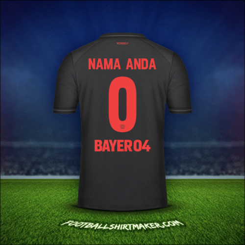 Jersey Bayer 04 Leverkusen Cup 2023/2024 -  nama anda - 0