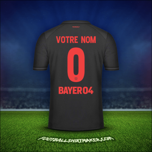 Maillot Bayer 04 Leverkusen Cup 2023/2024 -  votre nom - 0