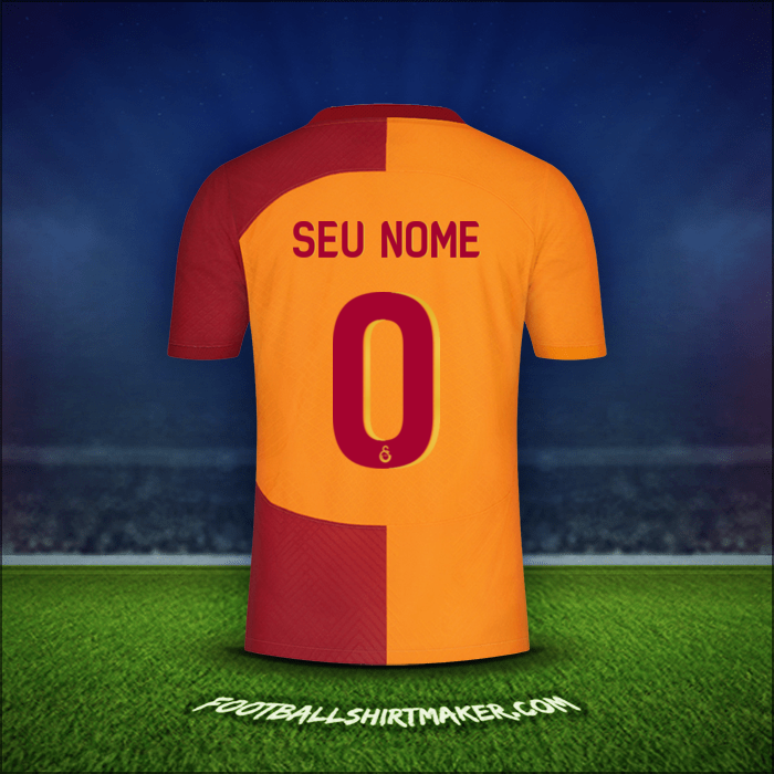 Camisa Galatasaray SK Cup 2023/2024 -  seu nome - 0