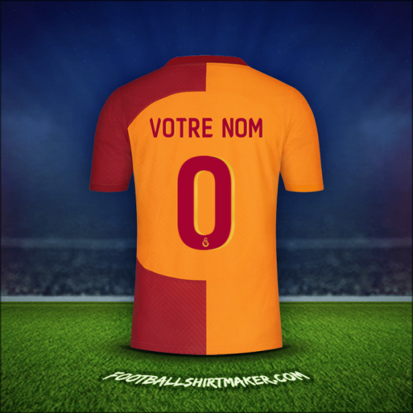 Maillot Galatasaray SK Cup 2023/2024 -  votre nom - 0