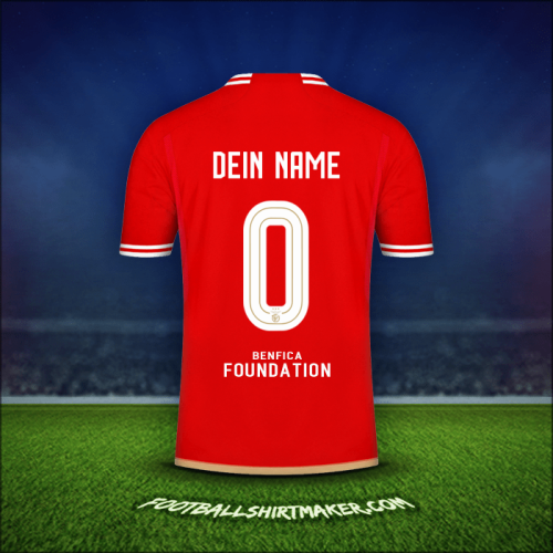 Trikot SL Benfica UCL 2023/2024 -  dein name - 0