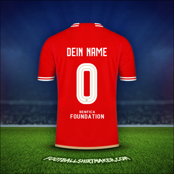 Trikot SL Benfica UCL 2023/2024 -  dein name - 0