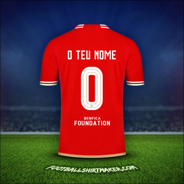 Camisola SL Benfica UCL 2023/2024 -  o teu nome - 0