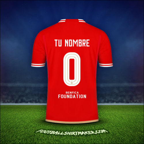 Jersey SL Benfica UCL 2023/2024 -  tu nombre - 0