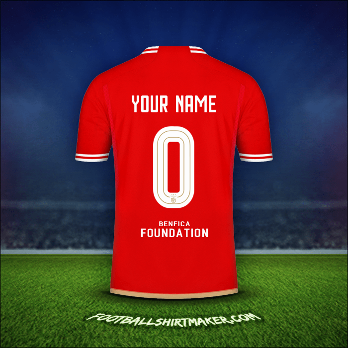 Shirt SL Benfica UCL 2023/2024 -  your name - 0