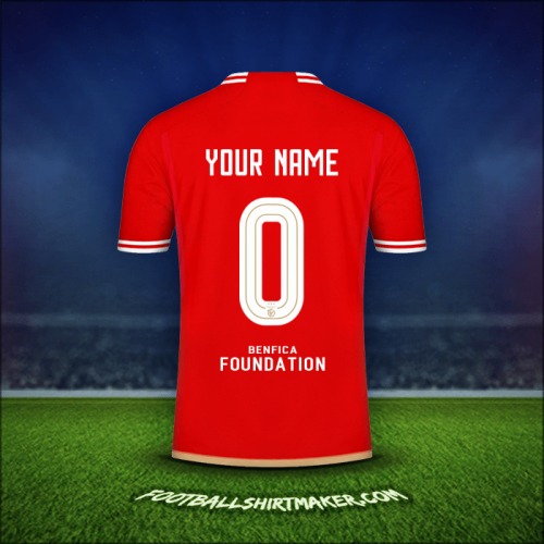 Jersey SL Benfica UCL 2023/2024 -  your name - 0