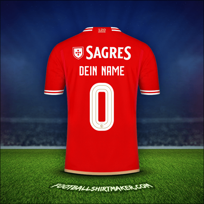 Trikot SL Benfica Cup 2023/2024 -  dein name - 0