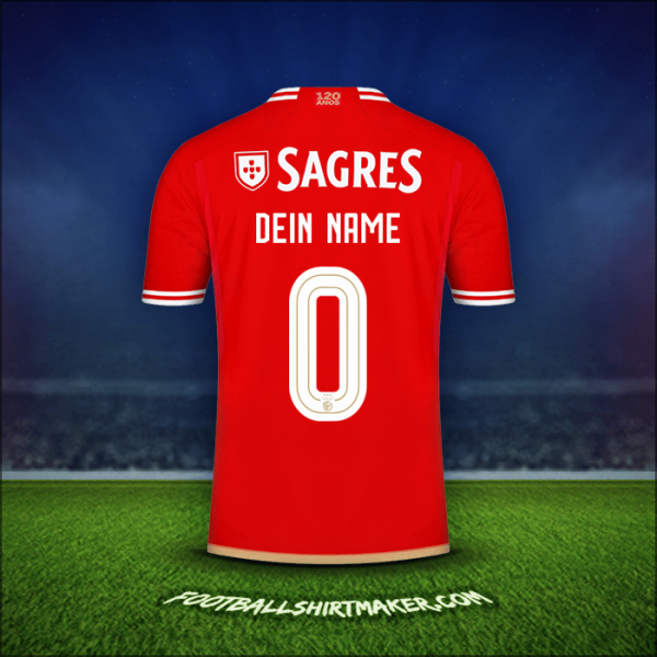 Trikot SL Benfica Cup 2023/2024 -  dein name - 0
