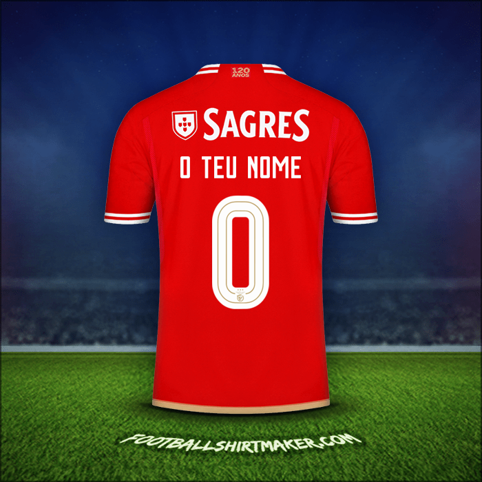 Camisola SL Benfica Cup 2023/2024 -  o teu nome - 0