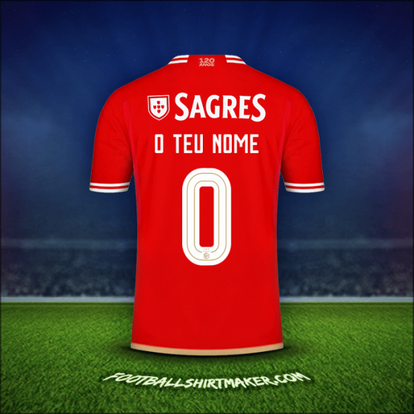 Camisola SL Benfica Cup 2023/2024 -  o teu nome - 0