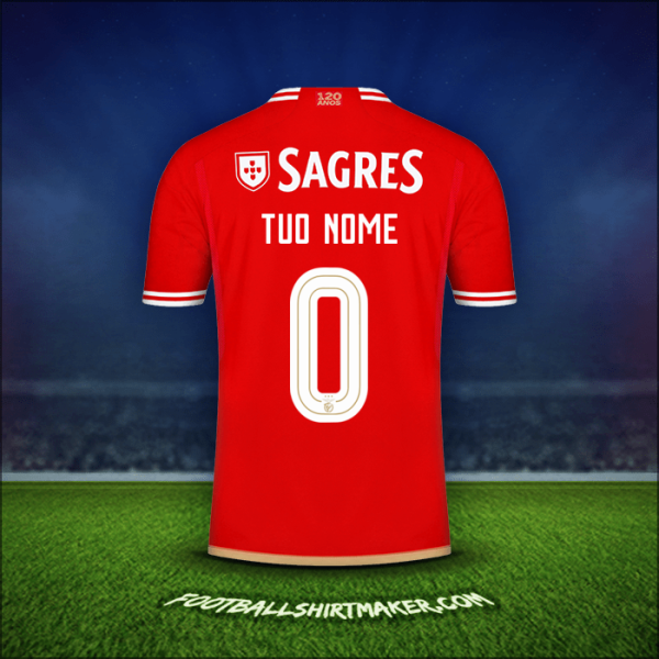 Maglia SL Benfica Cup 2023/2024 -  tuo nome - 0
