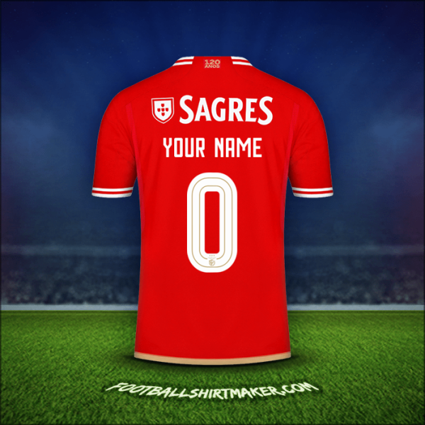 Jersey SL Benfica Cup 2023/2024 -  your name - 0