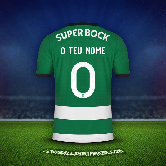 Camisola Sporting Clube Cup 2023/2024 -  o teu nome - 0
