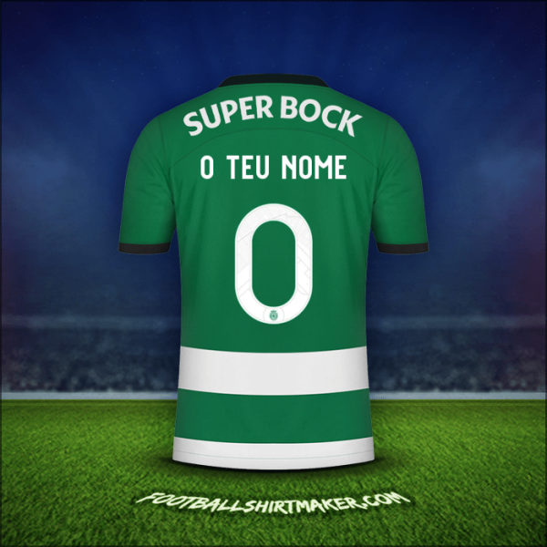 Camisola Sporting Clube Cup 2023/2024 -  o teu nome - 0