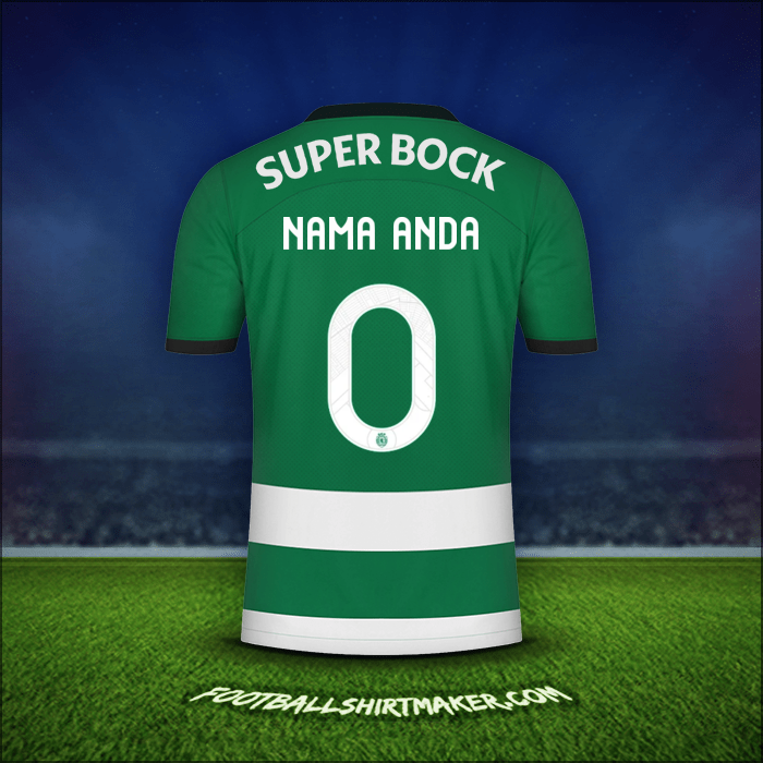 Jersey Sporting Clube Cup 2023/2024 -  nama anda - 0