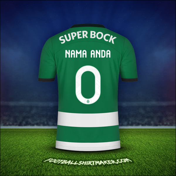 Jersey Sporting Clube Cup 2023/2024 -  nama anda - 0