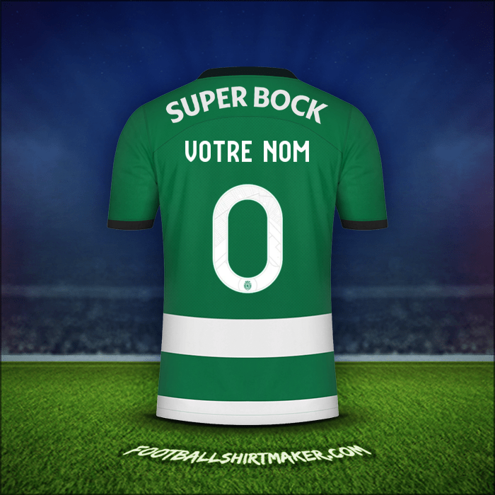 Maillot Sporting Clube Cup 2023/2024 -  votre nom - 0