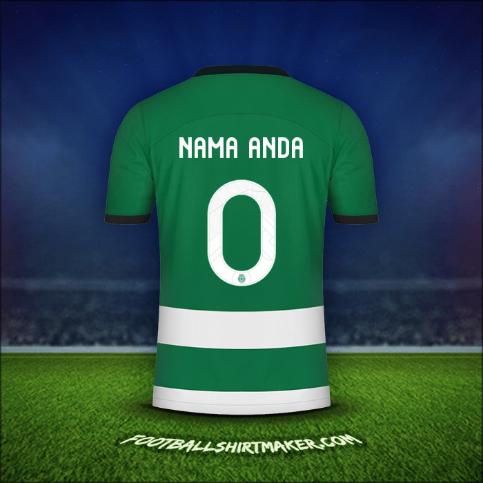 Jersey Sporting Clube UEL 2023/2024 -  nama anda - 0