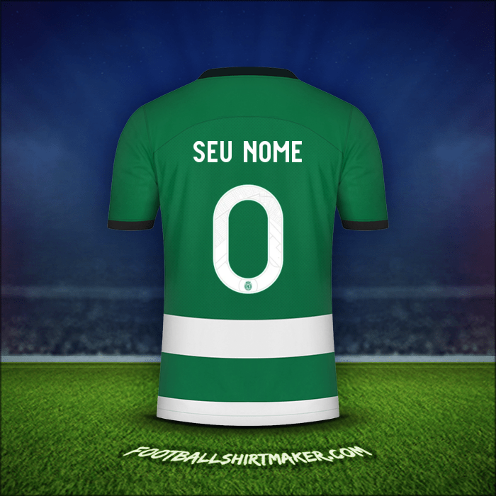 Camisa Sporting Clube UEL 2023/2024 -  seu nome - 0