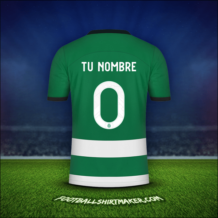 Jersey Sporting Clube UEL 2023/2024 -  tu nombre - 0