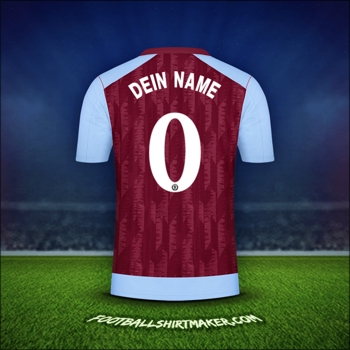 Trikot Aston Villa FC Cup 2023/2024 -  dein name - 0