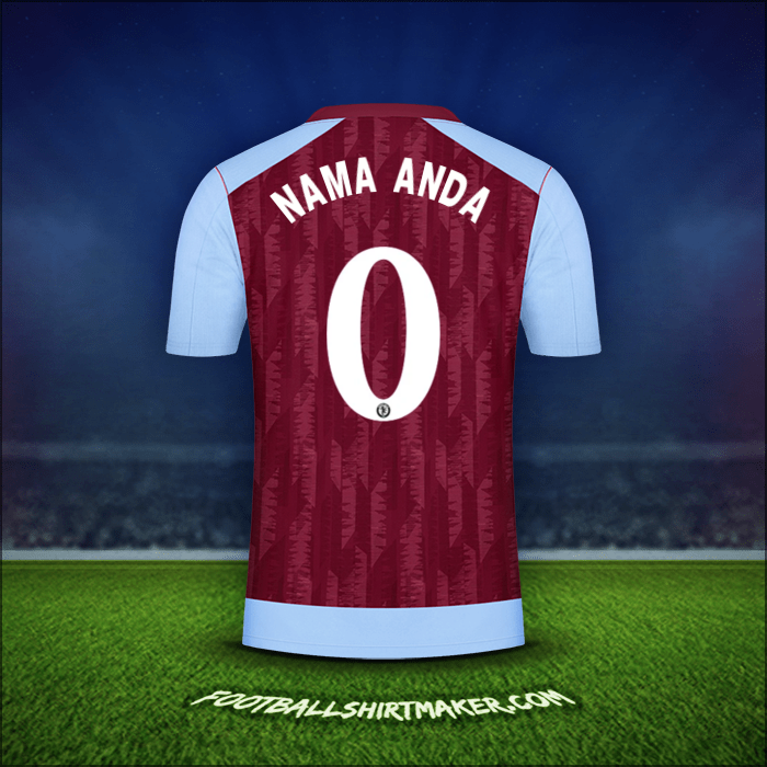 Jersey Aston Villa FC Cup 2023/2024 -  nama anda - 0