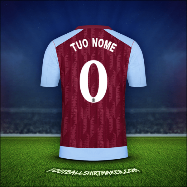 Maglia Aston Villa FC Cup 2023/2024 -  tuo nome - 0