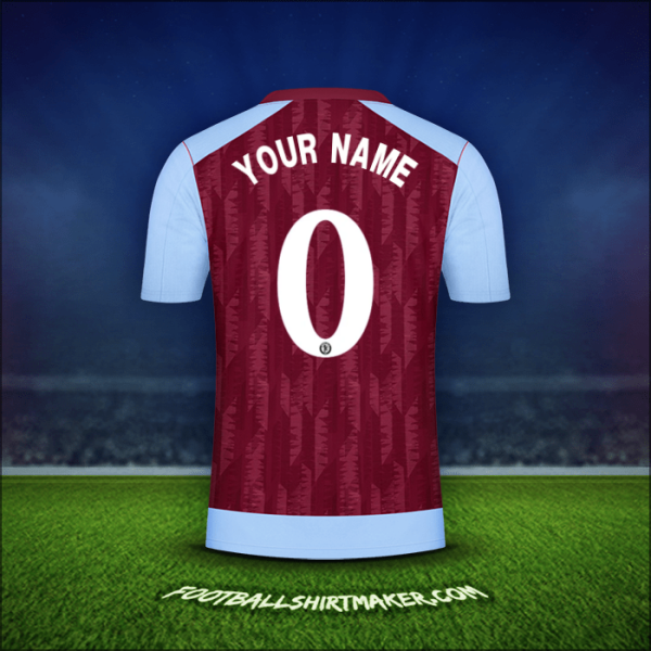 Shirt Aston Villa FC Cup 2023/2024 -  your name - 0