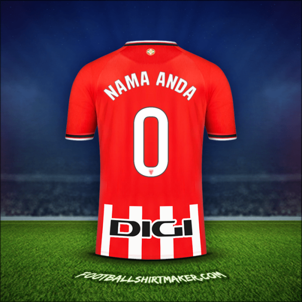 Jersey Athletic Club 2023/2024 -  nama anda - 0