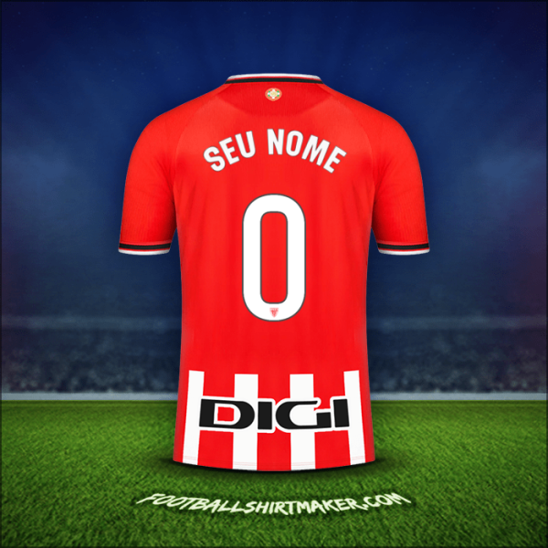 Camisa Athletic Club 2023/2024 -  seu nome - 0
