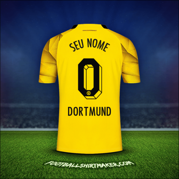 Camisa Borussia Dortmund Cup 2023/2024 -  seu nome - 0
