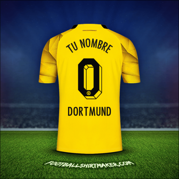 Camiseta Borussia Dortmund Cup 2023/2024 -  tu nombre - 0