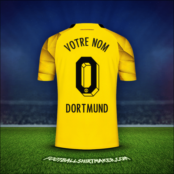 Maillot Borussia Dortmund Cup 2023/2024 -  votre nom - 0