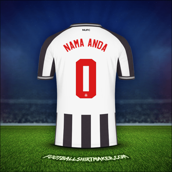 Jersey Newcastle United FC Cup 2023/2024 -  nama anda - 0