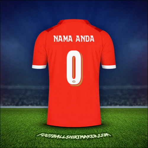 Jersey PSV Cup 2023/2024 -  nama anda - 0
