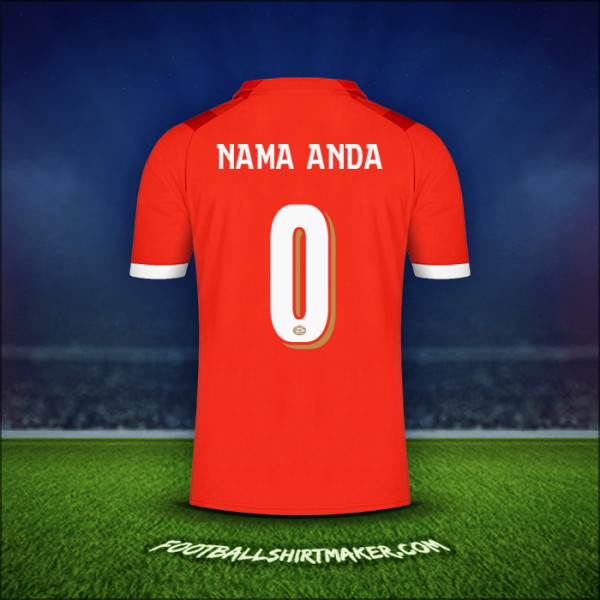 Jersey PSV Cup 2023/2024 -  nama anda - 0