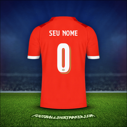 Camisa PSV Cup 2023/2024 -  seu nome - 0