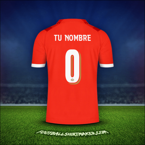 Jersey PSV Cup 2023/2024 -  tu nombre - 0