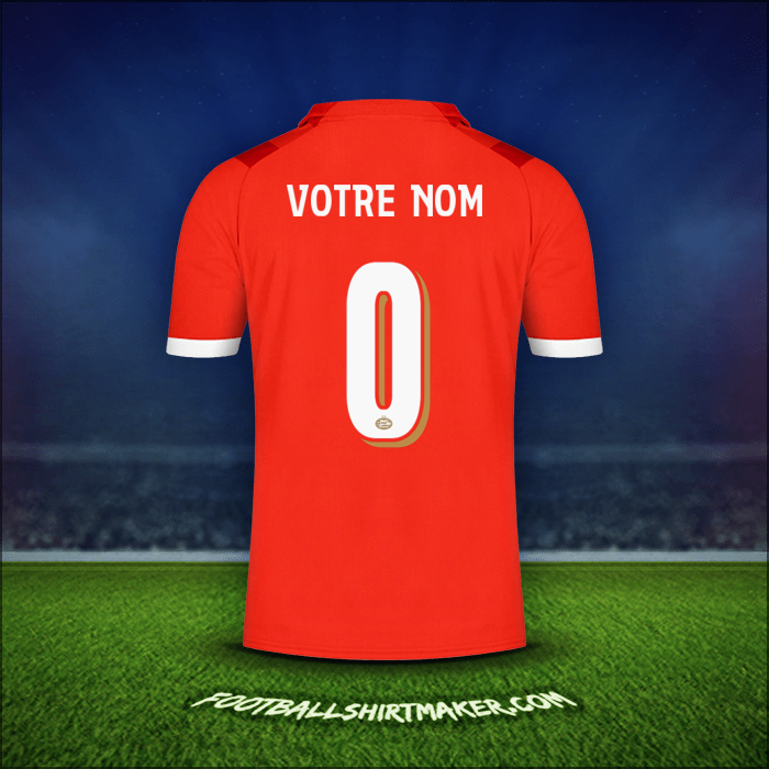 Maillot PSV Cup 2023/2024 -  votre nom - 0