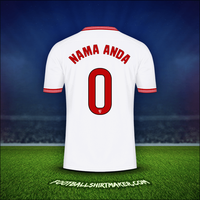Jersey Sevilla FC 2023/2024 -  nama anda - 0