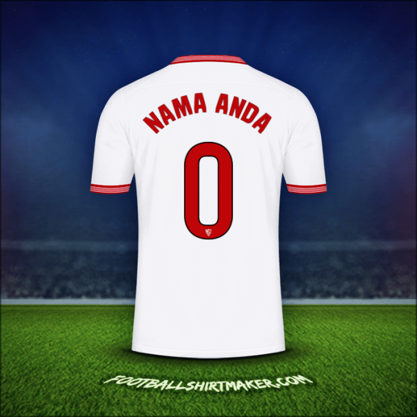 Jersey Sevilla FC 2023/2024 -  nama anda - 0
