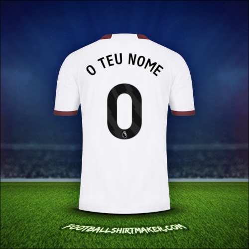 Camisola Manchester City 2023/2024 Alternativa -  o teu nome - 0