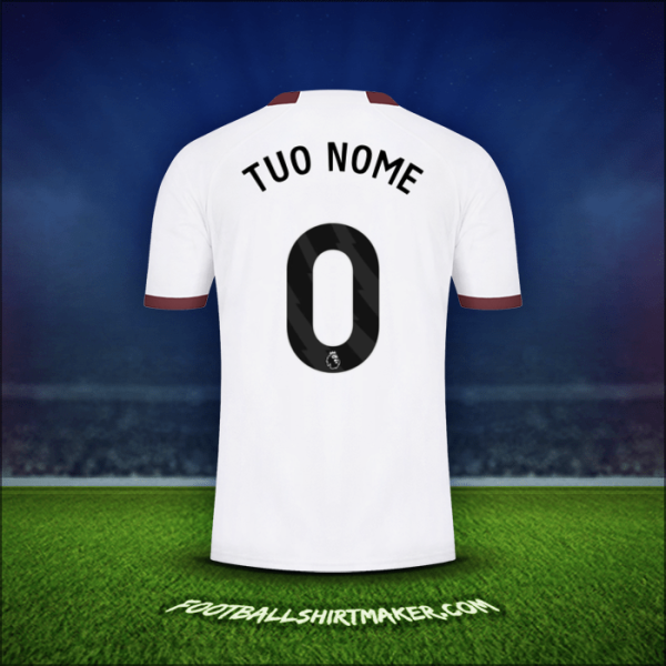 Maglia Manchester City 2023/2024 Seconda -  tuo nome - 0