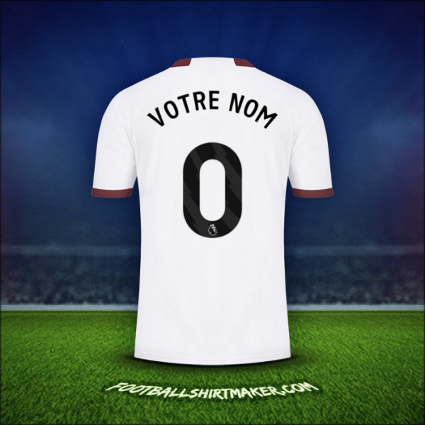 Maillot Manchester City 2023/2024 Extérieur -  votre nom - 0